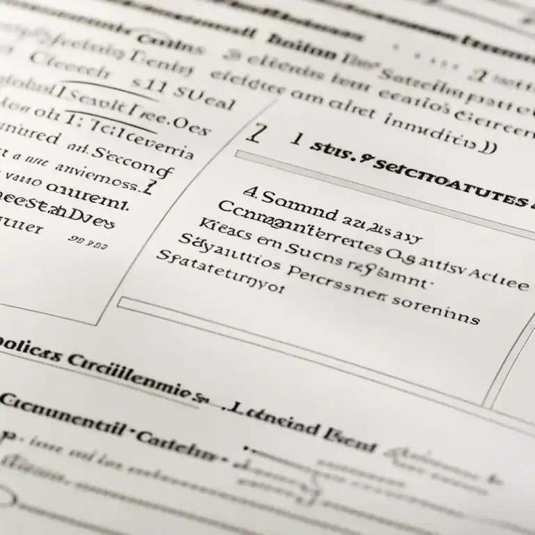 Visual representation of "statute" - A specific rule within a law or a legal document