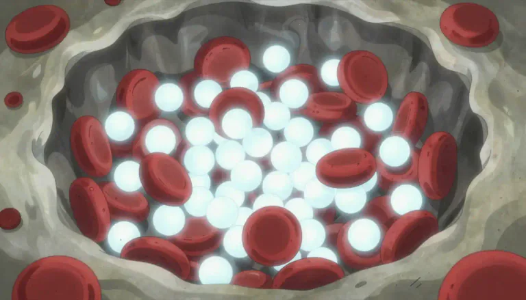 Visual representation of "leukemia" - Leukemia is a type of cancer that occurs when the body makes too many white blood cells, which can crowd out healthy cells.