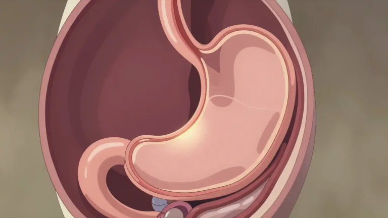 Visual representation of "antral" - Relating to a chamber or cavity in an organ, particularly in anatomical descriptions.