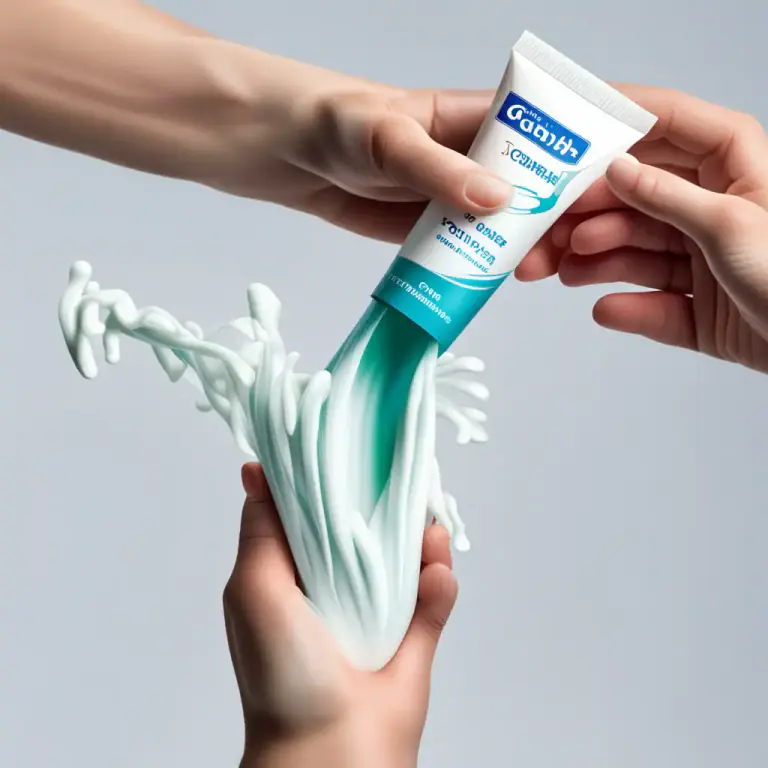 Visual representation of "tube" - A narrow plastic container that you squeeze to get out the substance inside, usually toothpaste or some type of cream.