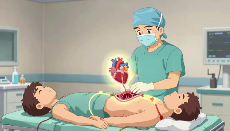 Visual representation of "xenograft" - A xenograft is a transplant of tissue or organs from one species to another, such as from a pig to a human.