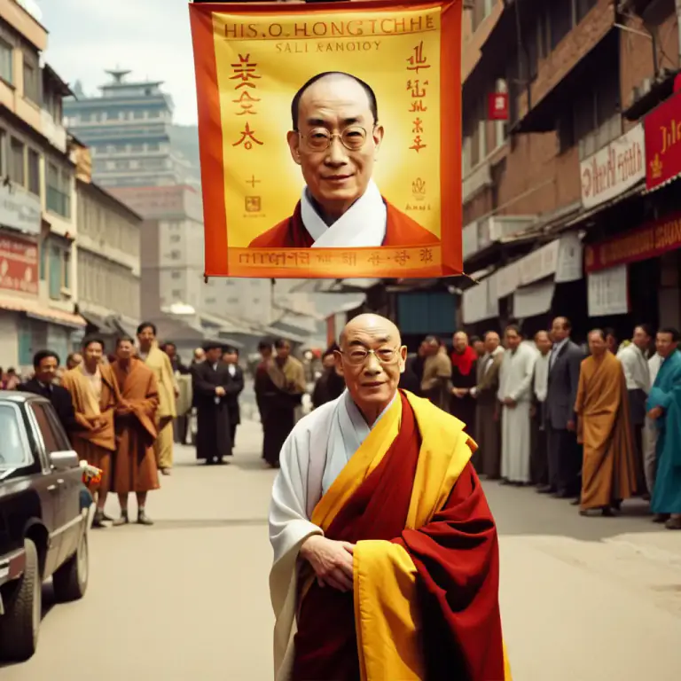 Visual representation of "holiness" - A title for a religious leader, as in 'His Holiness the Pope'