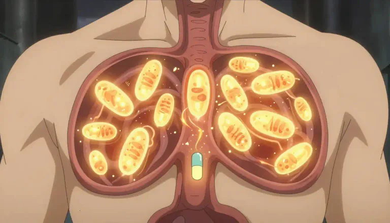 Visual representation of "ubiquinone" - A substance found in the body that helps in the production of energy within cells, often taken as a supplement for its potential health benefits.