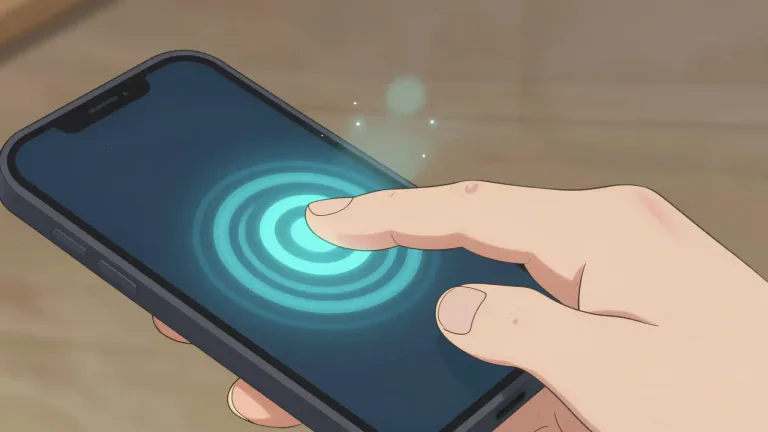 Visual representation of "haptics" - Haptics refers to the science and technology of transmitting and precepting information through touch.