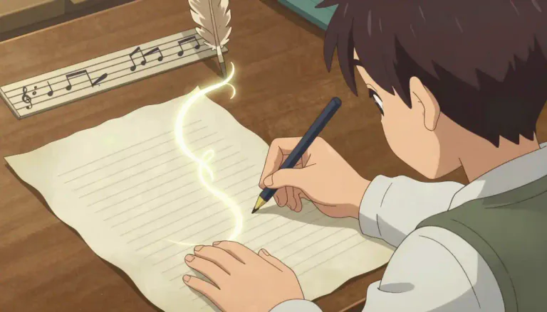 Visual representation of "verse" - A set of lines that form the part of a song or poem