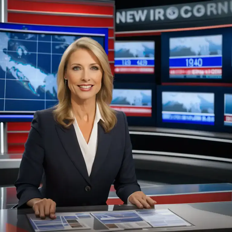 Visual representation of "lead with" - To start a news story, article, or broadcast with a particular piece of news or information.