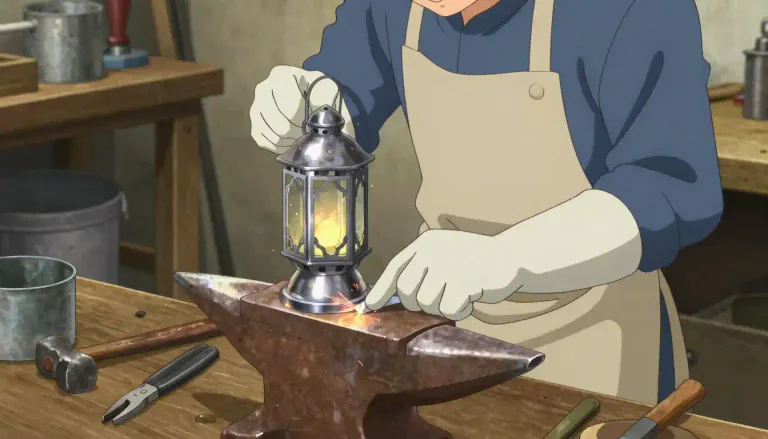 Visual representation of "tinsmith" - A tinsmith is a person who makes objects from tin or other thin metals, often by hand.