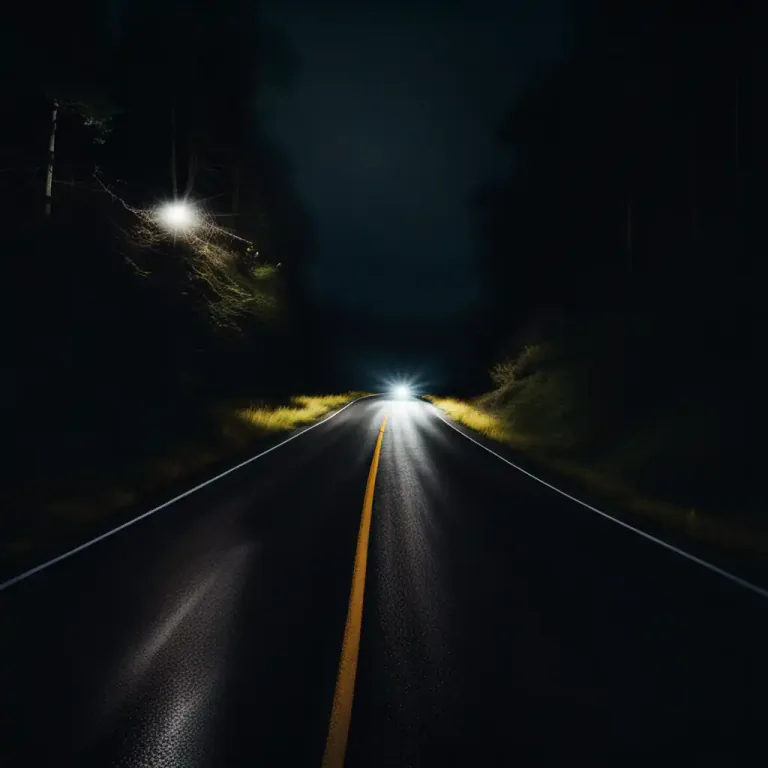 Visual representation of "glare" - To shine with a strong bright light