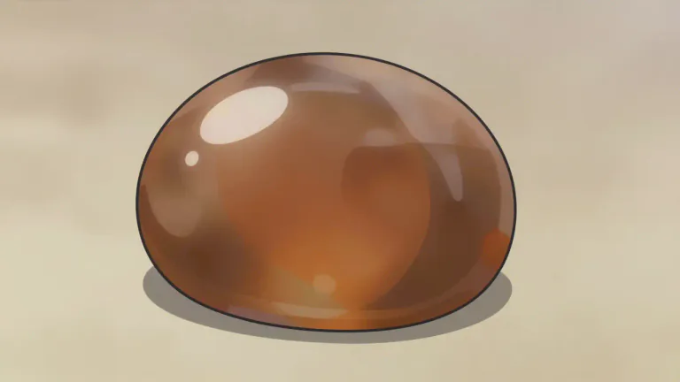 Visual representation of "cabochon" - A cabochon is a polished gemstone that is convex on top and flat on the bottom, typically used in jewelry.