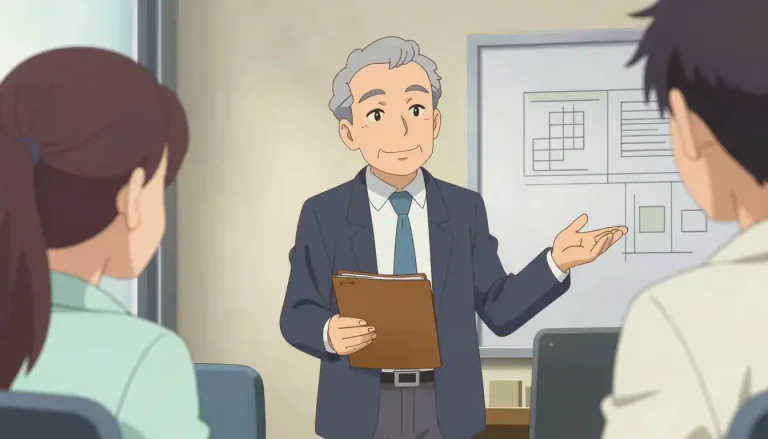 Visual representation of "senior" - An older person or a person with more experience in a job or organization.