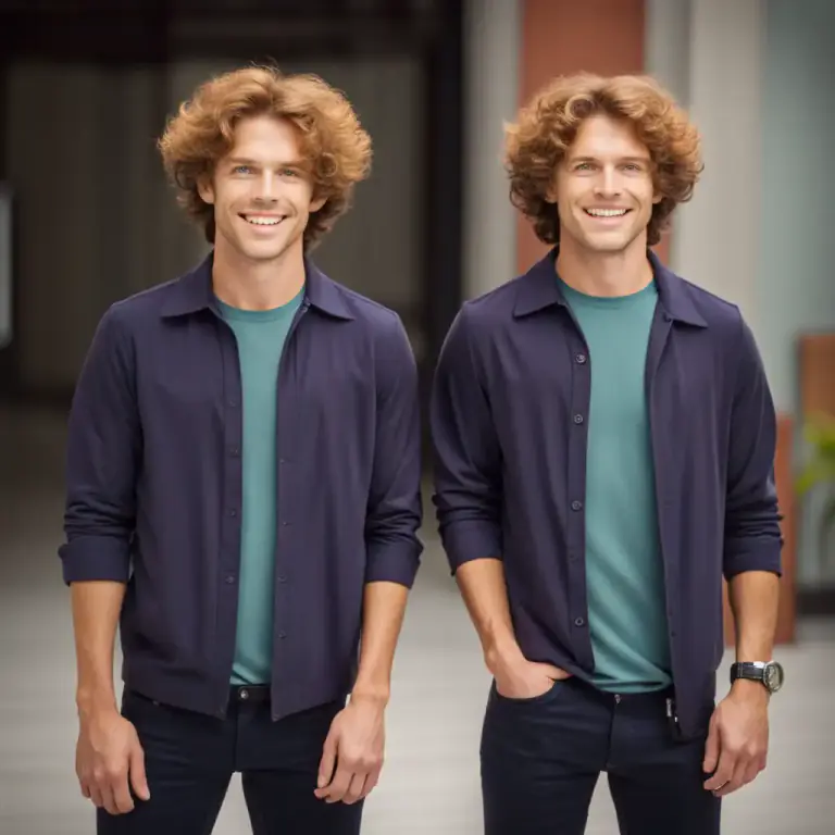 Visual representation of "identical" - Being the same person or thing