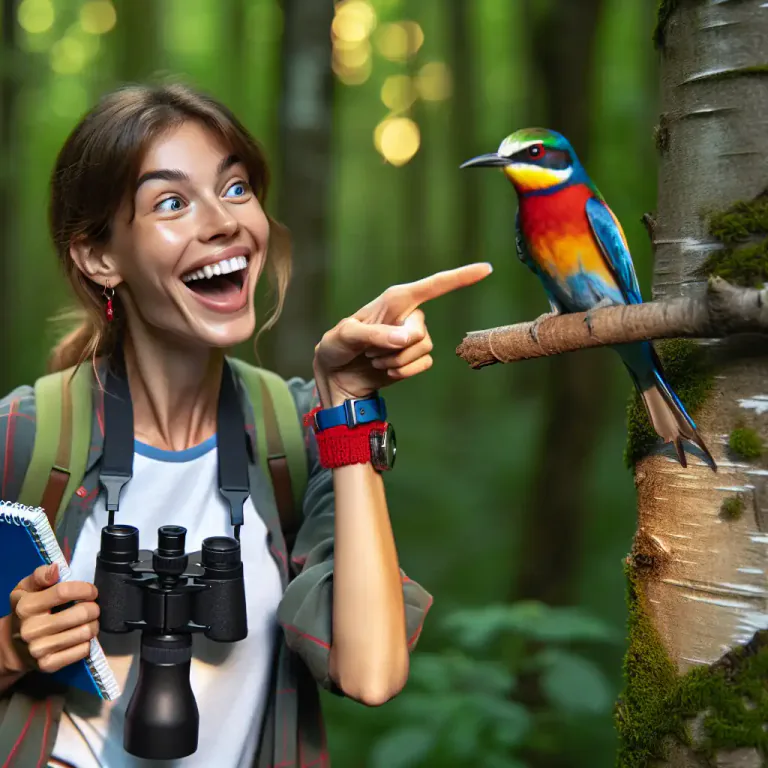 Visual representation of "lifer" - A bird species that a person has identified and recorded for the first time