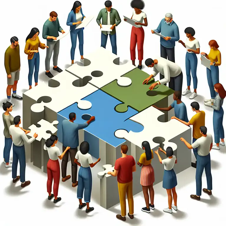 Visual representation of "systemically" - In a planned or organized method affecting all parts of a system