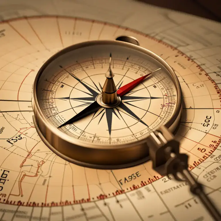 Visual representation of "ese" - ESE stands for 'East South East', a direction on a compass that is between east and southeast.