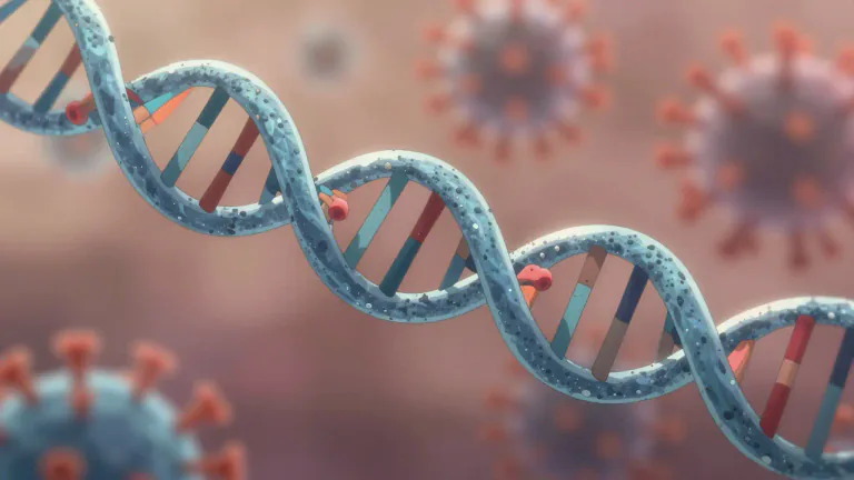 Visual representation of "dsrna" - Double-stranded RNA is a type of RNA that consists of two strands that are complementary to each other. It is commonly found in some viruses and is involved in processes like gene regulation.