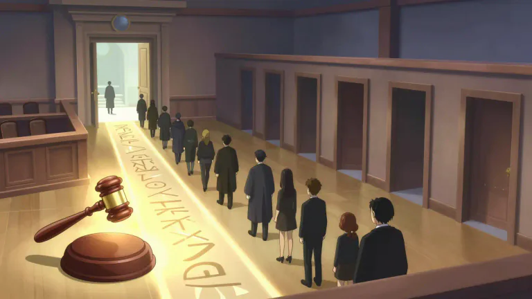 Visual representation of "precedential" - Serving as a standard or example that can influence future decisions or actions.