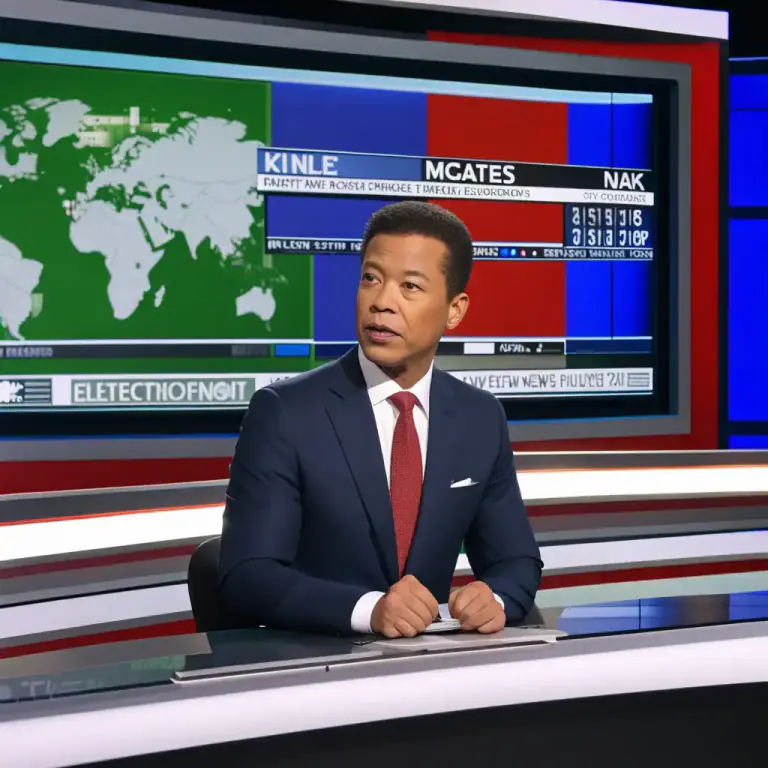 Visual representation of "newsman" - A man who delivers news on television.
