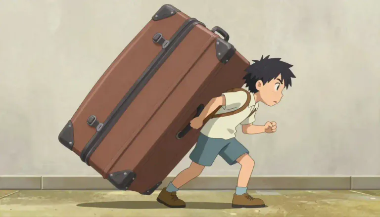 Visual representation of "cumbrous" - Difficult to handle or carry because of its size or weight.