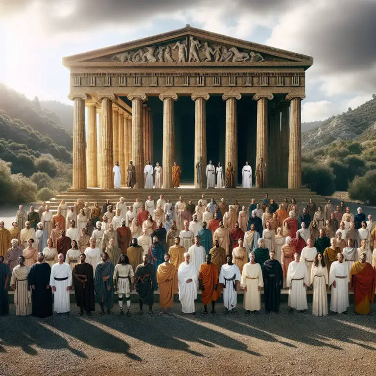 Visual representation of "doric" - Relating to the district Doris in ancient Greece