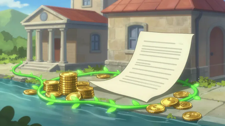 Visual representation of "evergreen" - In finance, means a loan that does not require the principal amount to be paid off within a specified period of time