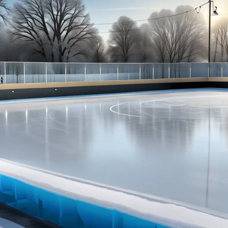 Visual representation of "ice over" - Fill or cover with a smooth surface of ice
