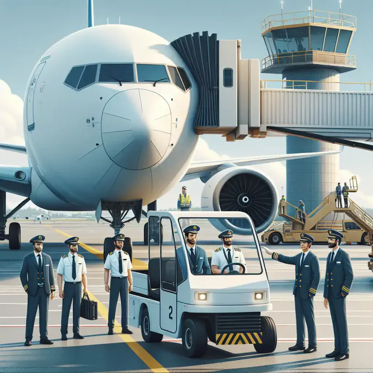 Visual representation of "pushback" - The act of moving an aircraft backwards away from an airport's boarding gate