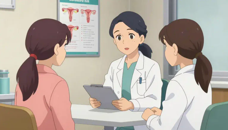 Visual representation of "gynaecologist" - A doctor who specializes in the female reproductive system and women's health.