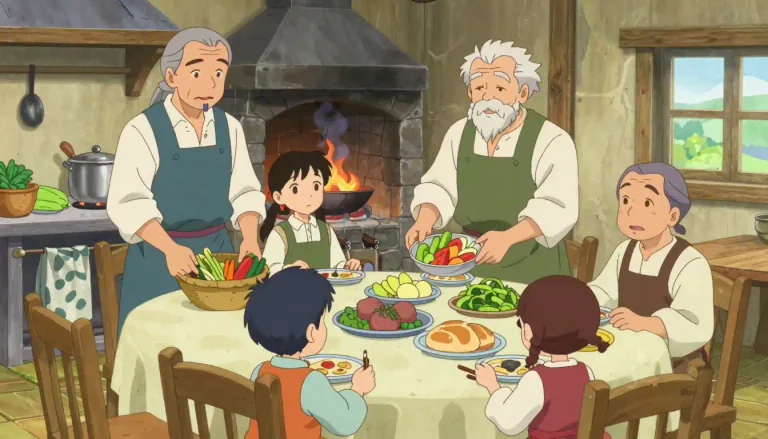 Visual representation of "foodway" - Foodways are the traditional practices related to the preparation, consumption, and cultural significance of food in a particular society.