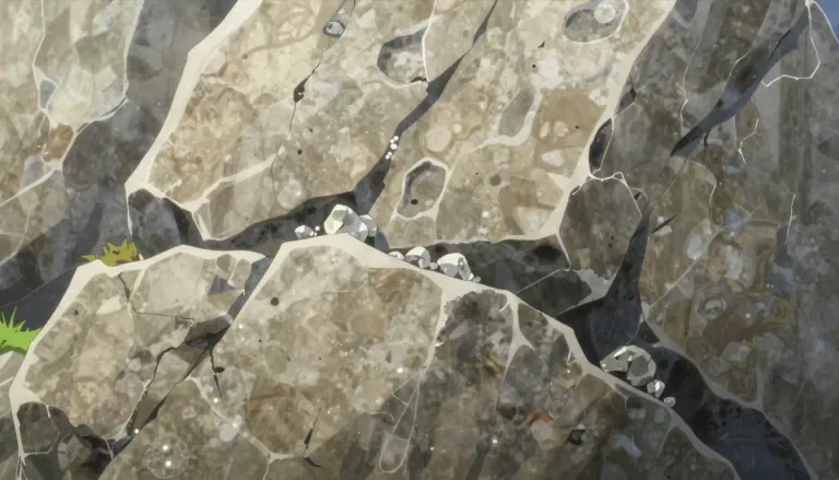 Visual representation of "quartzite" - A hard metamorphic rock formed by the alteration of quartz sandstone, characterized by its high durability and resistance.