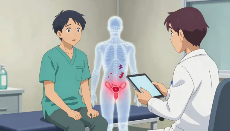 Visual representation of "gonorrhea" - Gonorrhea is a sexually transmitted infection caused by a bacterium, which often affects the genital tract.