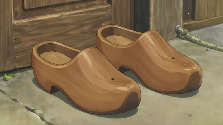 Visual representation of "sabot" - A type of shoe, typically made of wood, traditionally worn in some European countries.