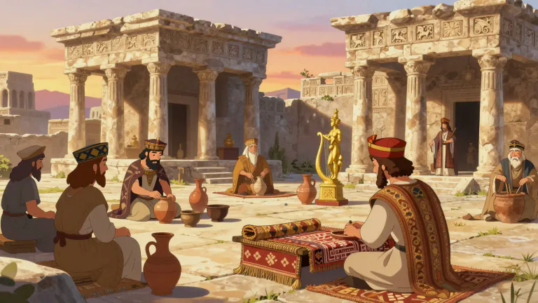 Visual representation of "phrygian" - Referring to the ancient people and civilization of Phrygia, located in Asia Minor.