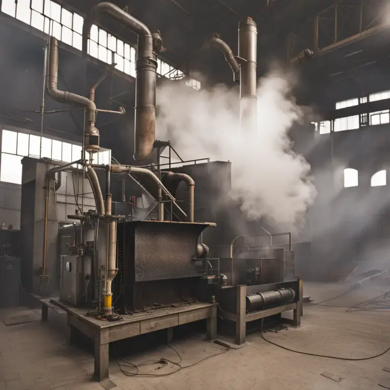 Visual representation of "blow off" - To release or let out steam, gas, or another substance from a confined space.