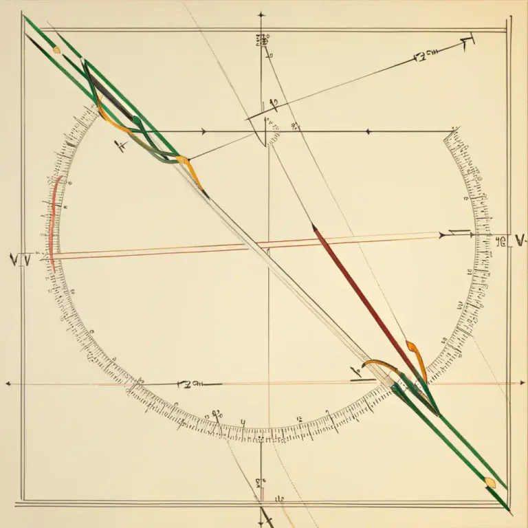Visual representation of "inclination" - Relationship between two lines in space