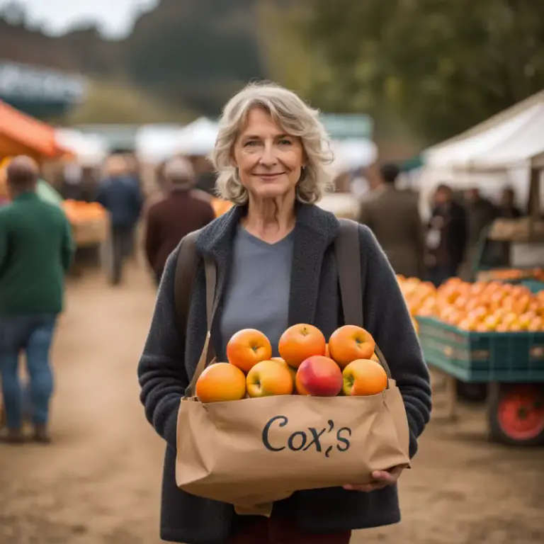 Visual representation of "cox" - Short for Cox's orange pippin, a type of apple