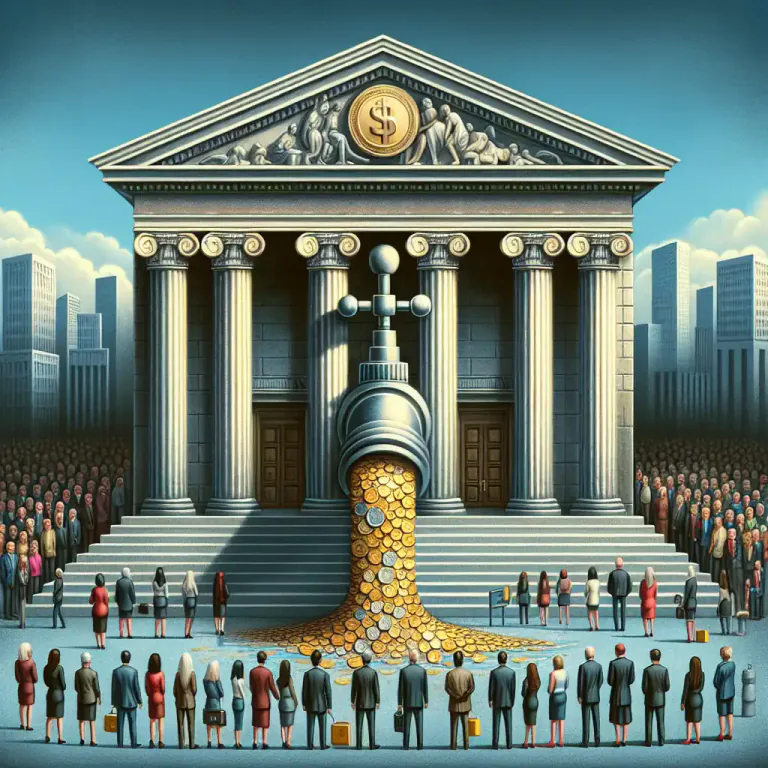 Visual representation of "spigot" - In finance, a term used to reference the act of limiting or stopping a flow of something such as money.