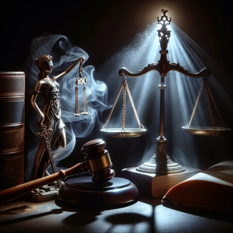 Visual representation of "the rule of law" - A principle that everyone in a society, including its leaders, must follow the laws