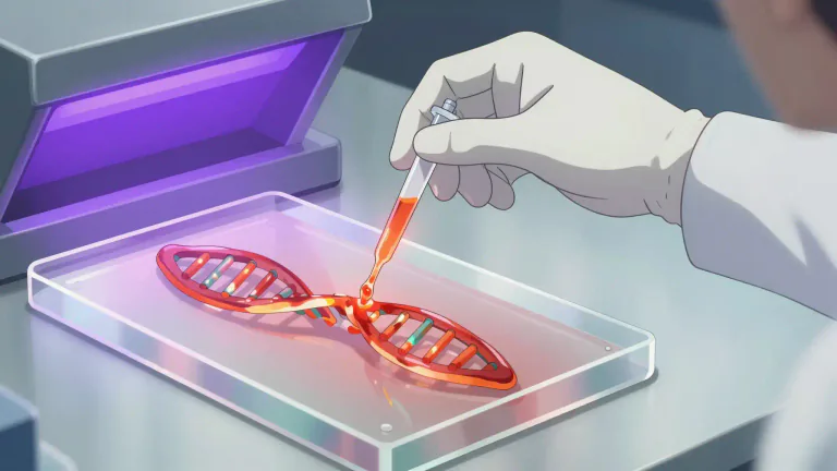 Visual representation of "ethidium" - Ethidium is a compound used as a fluorescent dye for visualizing DNA in laboratory procedures.