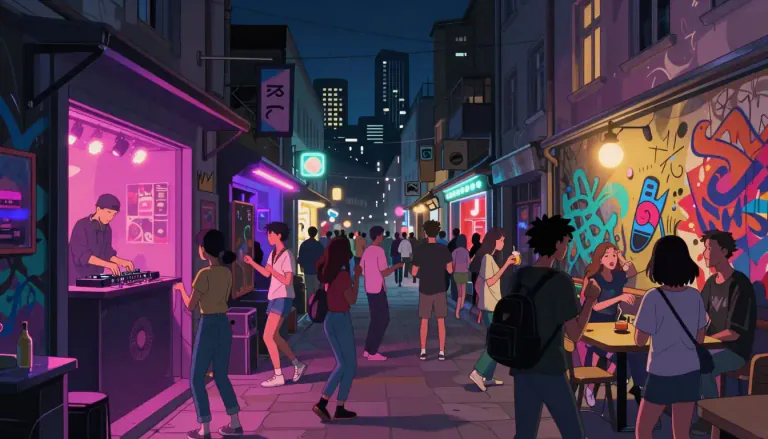 Visual representation of "berlin" - The city is known for its diverse cultural scene including art, music, and nightlife.