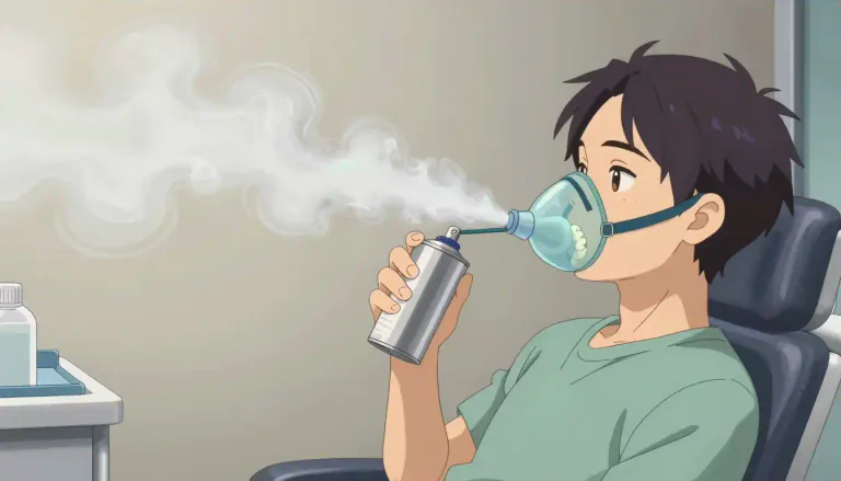 Visual representation of "nitrous" - A colorless, non-flammable gas used for anesthesia in medicine and for boosting engine performance.
