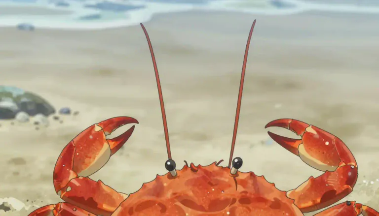 Visual representation of "eyestalk" - A long, slender stalk that supports an eye in certain animals, such as some mollusks and crustaceans.