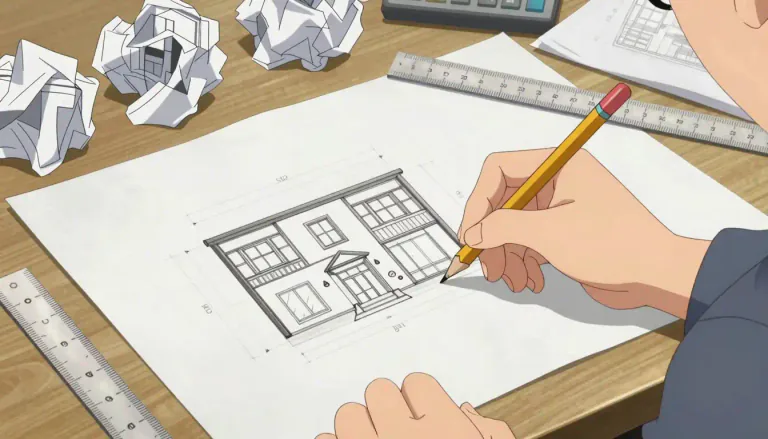 Visual representation of "redraw" - To draw or mark something again or differently.