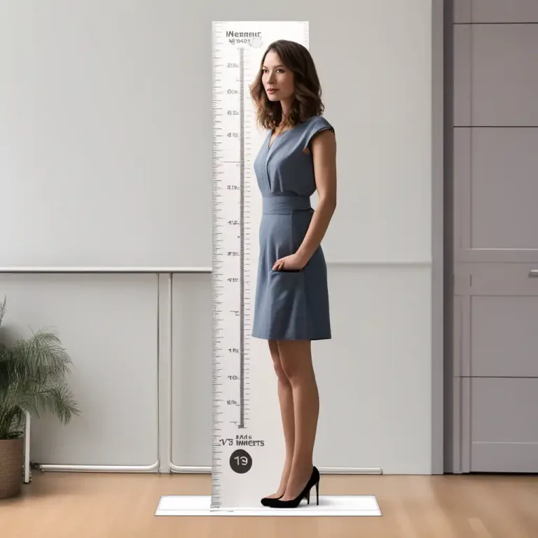 Visual representation of "tall" - Of a particular height