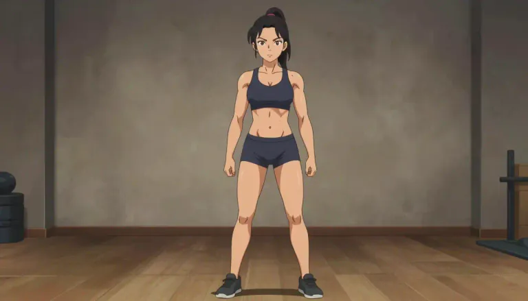 Visual representation of "hardbody" - A person with a well-defined and muscular physique that is often attractive.