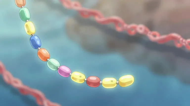 Visual representation of "peptide" - A peptide is a short chain of amino acids that are linked together, usually containing fewer than 50 amino acids, which can have various biological functions.