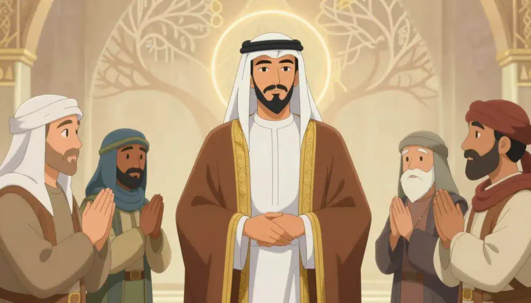 Visual representation of "sharif" - A person of noble lineage, especially one who is descended from the Prophet Muhammad.