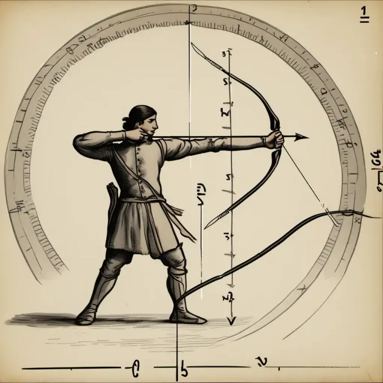 Visual representation of "span" - The maximum distance something can reach from a central point.
