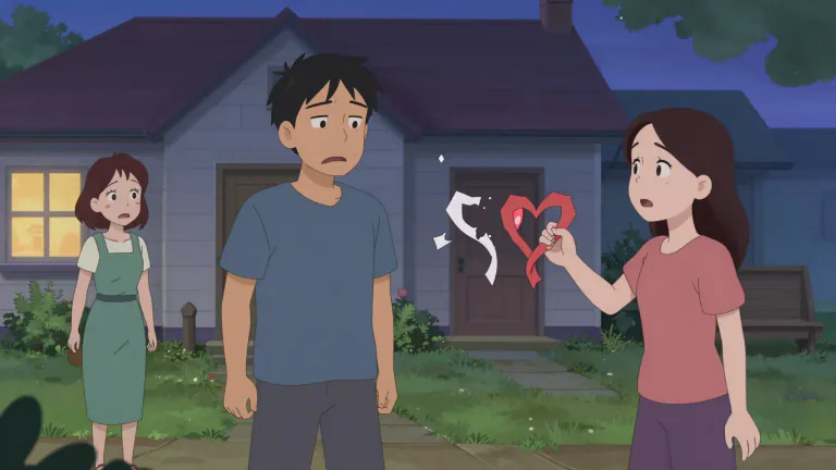 Visual representation of "homewrecker" - A derogatory term for a person, often a woman, who disrupts a romantic relationship by behaving in a way that leads to its failure.