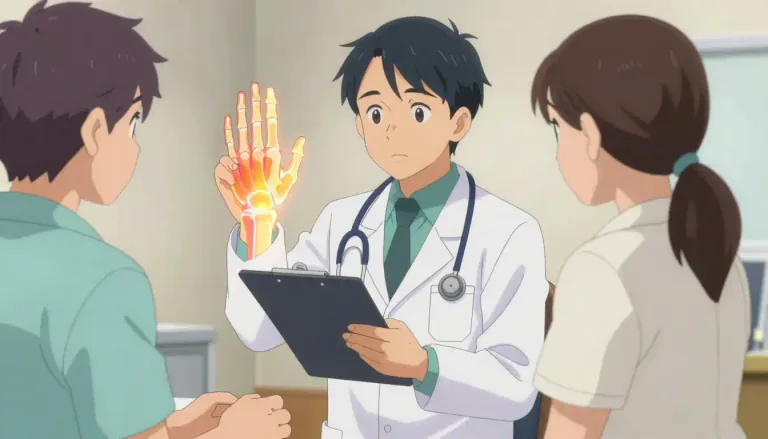 Visual representation of "rheumatologist" - A medical doctor who specializes in the diagnosis and treatment of rheumatic diseases that affect the joints and connective tissues.