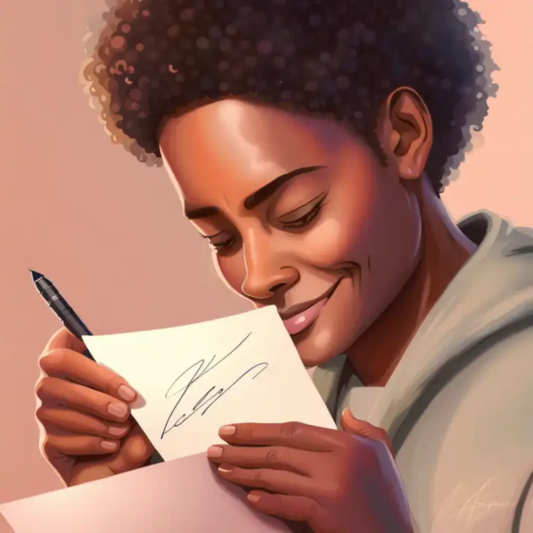 Visual representation of "yours ever/ever yours" - A phrase used to end a letter or message, to show friendship, love, or closeness to the recipient